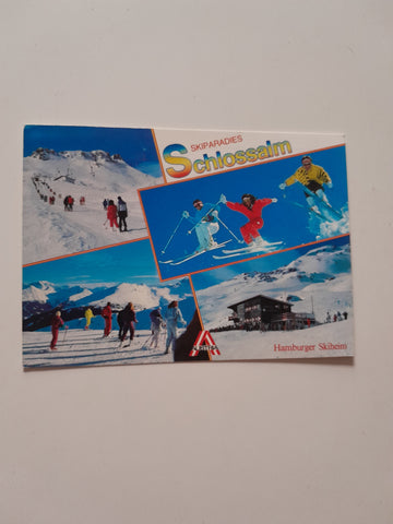 AK Bad Hofgastein. Skiparadies Schlossalm. Hamburger Skiheim.