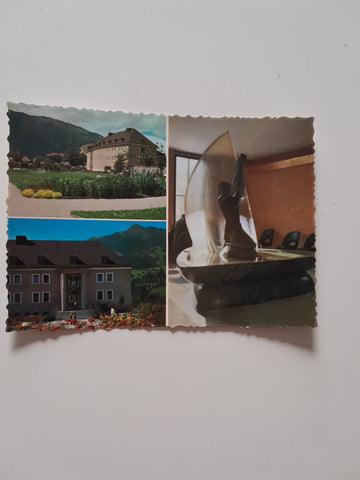 AK Bad Hofgastein. Kurmittehaus mit Thermalbrunnen.