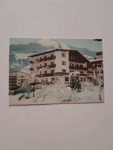 AK Bad Hofgastein. Hotel Pension Bismarck. Bes. Thomas und Olga Schmidt. Alpenstraße 6.