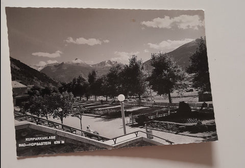 AK Bad Hofgastein. Kurparkanlage.