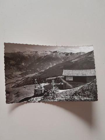 AK Heizingalm Gebiet. Schlossalm Berglift Endstation.