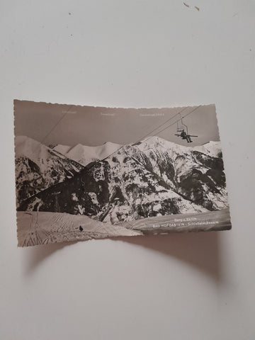 AK Bad Hofgastein. Berglift zur Schlossalm.