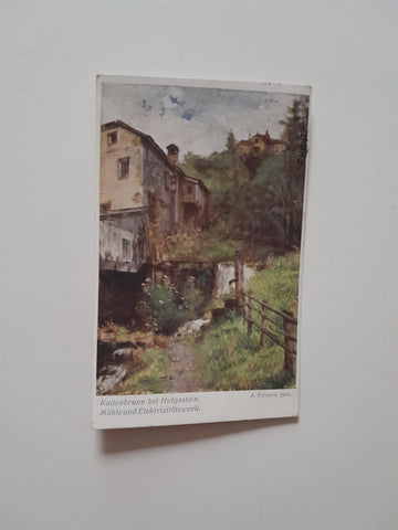 AK Kaltenbrunn bei Hofgastein. Mühle und Elektrizitätswerk. (A. Ferraris gem.)