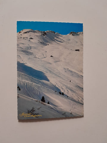AK Bad Hofgastein. Schloßalm Abfahrt über Hamburger Skiheim.