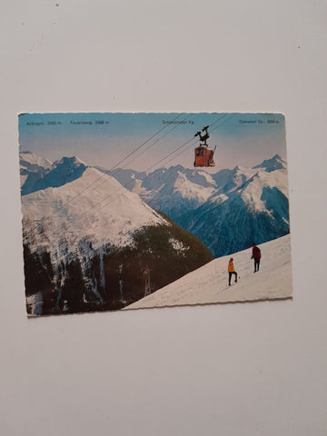 AK Badgastein. Skiabfahrt vom Stubnerkogel.