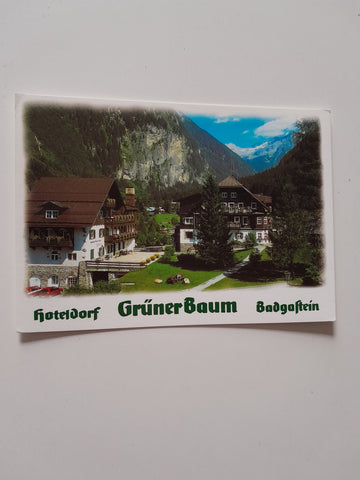 AK Badgastein. Hoteldorf Grüner Baum.