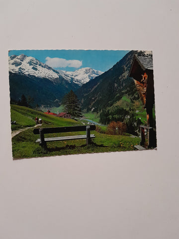 AK Badgastein. Höhenweg bei Windischgrätzhöhe mit Blick auf Radhausberg und Schareck.