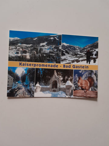 AK Badgastein. Kaiserpromenade.