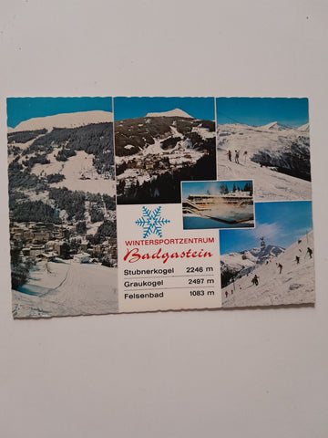 AK Badgastein. Stubnerkogel Graukogel Felsenbad.