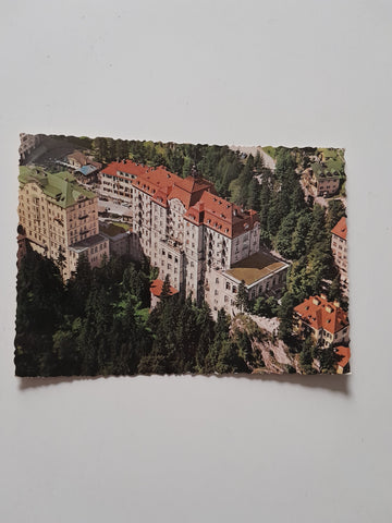 AK Badgastein. Hotel Europe und Hotel Weismayr.