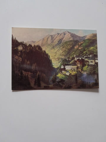 AK Aussicht von der Wandelbahn in Gastein zum Gamskarkogel. (nach einer Lithografie von Libay, nach Emil Löhr Aus dem Gasteiner Museum)