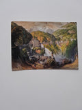 AK Wildbad Gastein von dem Pavillon oberhalb der Pfarrkirche (nach Lithografie von Libay, nach Emil Löhr Aus dem Gasteiner Museum)
