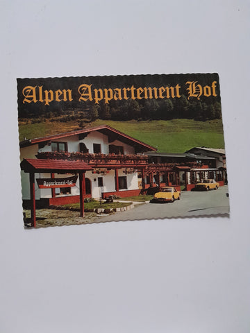 AK Bad Hofgastein. Alpen-Appartement-Hof. Besitzer: Sepp Neumayr.