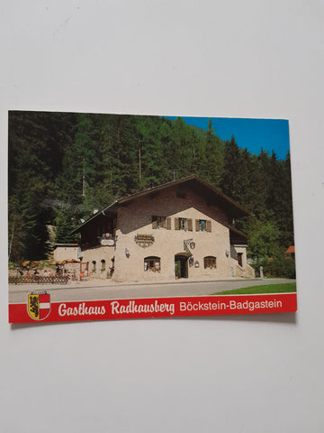 AK Böckstein-Badgastein. Gasthaus Radhausberg. Inh. Karl Revoul.