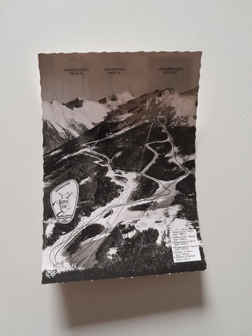 AK Badgastein. Alpen-Cup 6.-12. Feb. 1967 größte Skiveranstaltung Europas.
