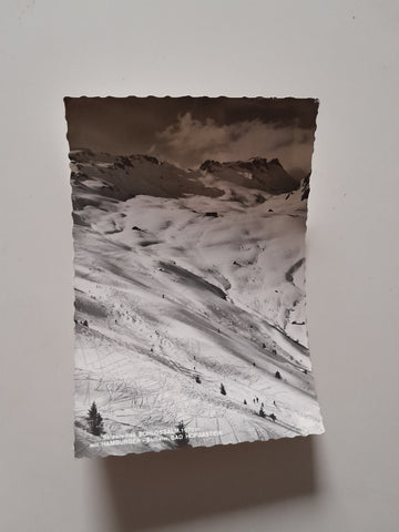 AK Bad Hofgastein. Schlossalm mit Hamburger Skiheim.