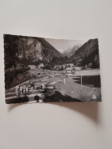 AK Badgastein. Minigolfplatz u. Alpenschwimmbad Hotel Grüner Baum.