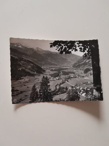 AK Badgastein. Ausblick auf Bad Bruck, Kötschachdorf, Gasteinertal u. Bad Hofgastein.