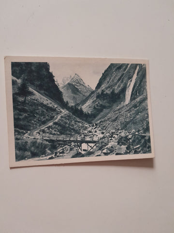 AK Schleierfall am Weg ins Naßfeld bei Badgastein.