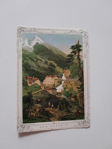 AK Badgastein. (nach Stahlstich von Joh. Poppel, nach L. Rohbock)