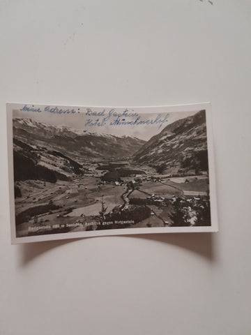AK Badgastein. Ausblick gegen Hofgastein.
