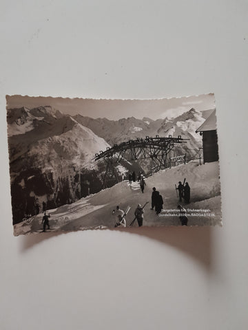 AK Badgastein. Bergstation der Stubnerkogel Bergbahn.