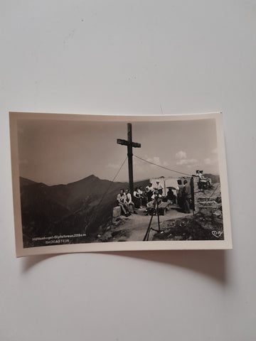 AK Badgastein. Hüttenkogel Gipfelkreuz.
