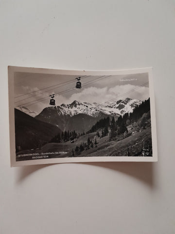 AK Badgastein. Stubnerkogel Gondelbahn.