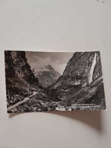 AK Naßfeldertal Schareck u. Schleierfall Badgastein Böckstein.