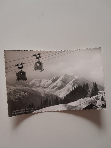 AK Badgastein mit Stubnerkogel Gondelbahn.