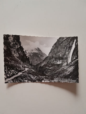AK Naßfeldertal. Schareck u. Schleierfall Badgastein Böckstein.
