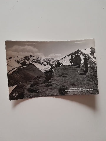 AK Gratwanderung auf dem Stubnerkogel Badgastein.