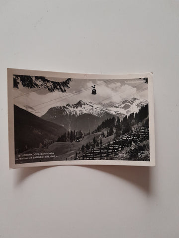 AK Badgastein. Stubnerkogel Gondelbahn.