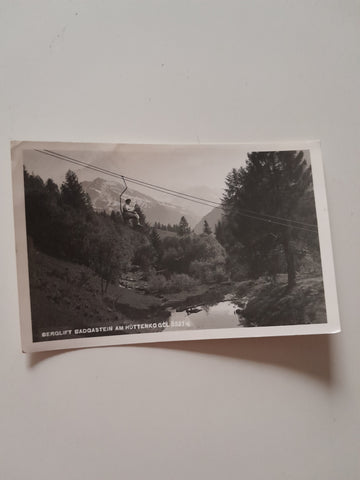AK Berglift Badgastein am Hüttenkogel.