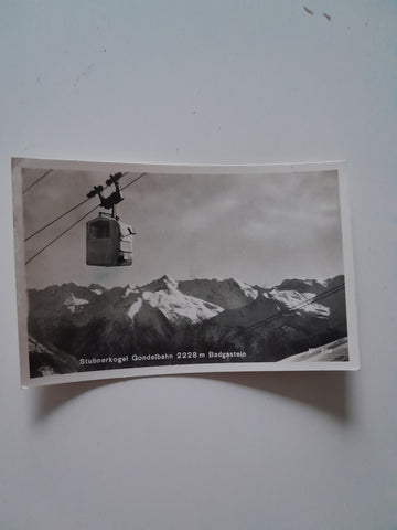 AK Badgastein. Stubnerkogel Gondelbahn.