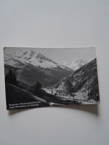 AK Badgastein. Windischgrätzhöhe Blick gegen Rathausberg und Schareck.