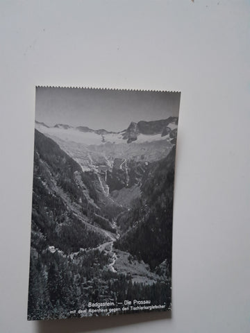 AK Badgastein. Die Prossau mit dem Alpenhaus gegen den Tischlerkargletscher.