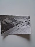 AK Stubnerkogel Bergbahn Badgastein. Gondelbahn Bergstation gegen Hohe Tauern.