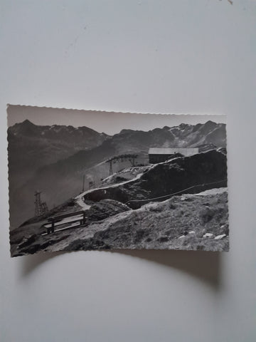 AK Stubnerkogel Bergbahn Badgastein. Gipfelpromenade und Bergstation.