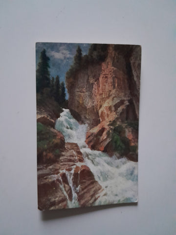AK Badgastein. Mittlerer Wasserfall. (1912)