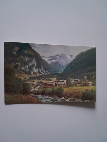 AK Kötschachtal mit der Himmelwand. (1912)