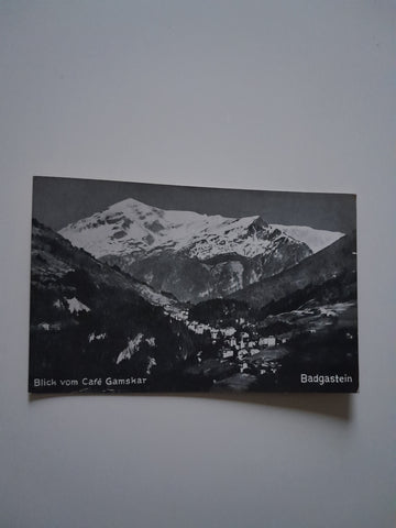 AK Badgastein Blick v. Cafe Gamskar.