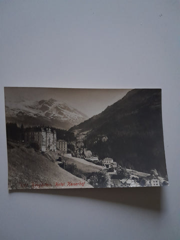 AK Badgastein. Hotel Kaiserhof.