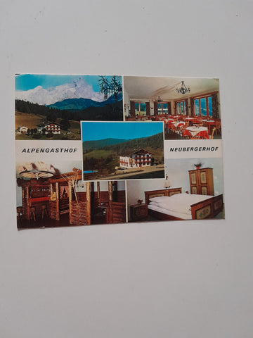 AK Neuberg - Filzmoos. Gasthof Pension Neubergerhof. Bes. E. u. J. Reiter.