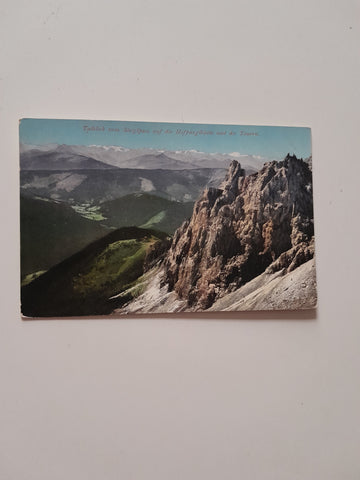 AK Talblick vom Steiglplass auf die Hofpürgelhütte und die Tauern. (1908)