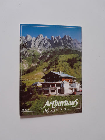 AK Mühlbach am Hochkönig. Alpengasthof Arthurhaus. Familie Radacher.