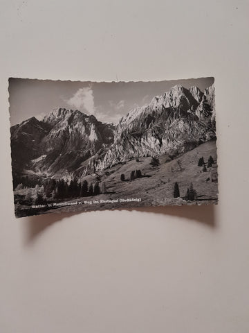 AK Wetter- u. Manndlwand v. Weg ins Riedingtal. (Hochkönig)