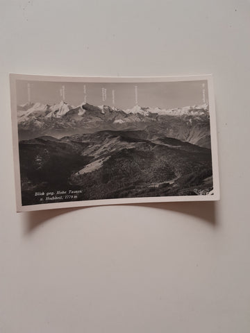 AK Blick geg. Hohe Tauern v. Hochkeil.