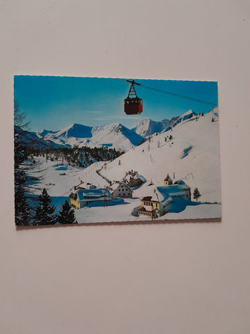 AK Obertauern. Jugend- und Ferienhaus Bergheim. Hotel Wisenegg. Seulbahn zum Zehnerkar.