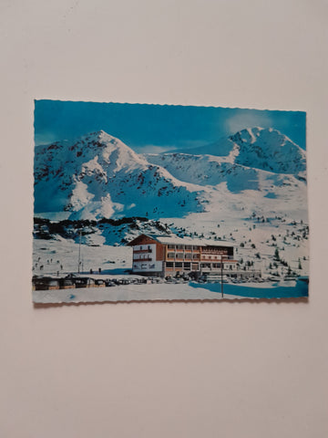 AK Hotel Perner mit Plattenspitz und Gamskarspitze Radstädter Tauernpaß.